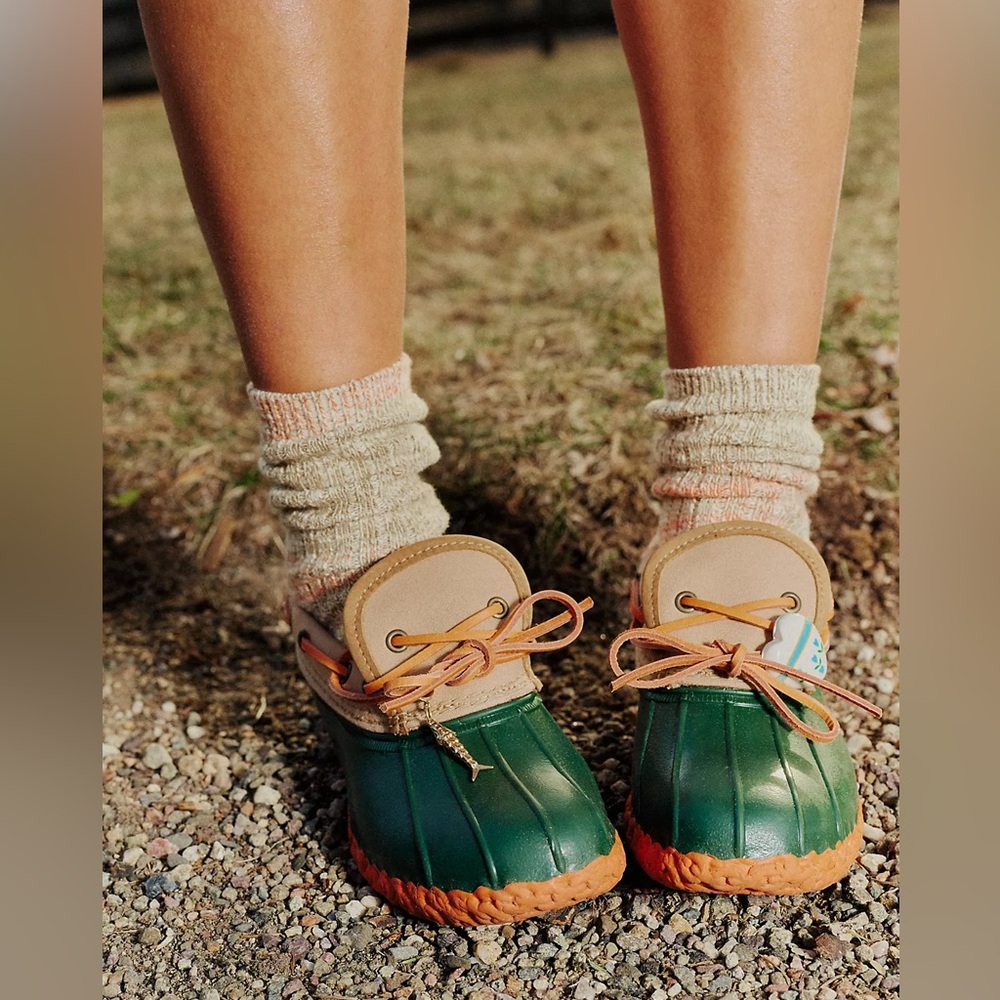 L.L.Bean Canvas Rubber Moc Boots